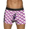 SRZYMJ Men's Cotton Boxer Briefs, Breathable, Soft, Purple view 1