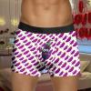 SRZYMJ Men's Cotton Boxer Briefs, Breathable, Soft, Purple view 3