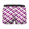SRZYMJ Men's Cotton Boxer Briefs, Breathable, Soft, Purple view 4