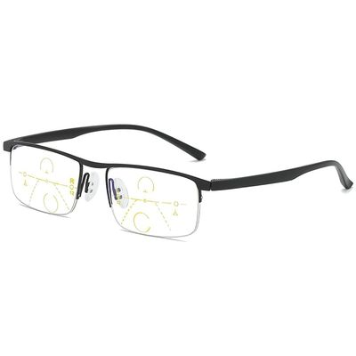 Intellireaders Progressive Dual-Use Reading Glasses, Black, +1.00