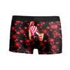 SRZYMJ Men's Red Bamboo Fiber Boxer Briefs view 4