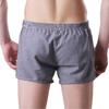 SRZYMJ Men's Boxer Briefs, Retro Shorts, Sexy Transparent Triangle Pants, Thin Breathable Underwear, Black view 3