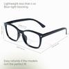 CCVOO Reading Glasses with Blue Light Filter - Unisex (1.75, Black) view 2