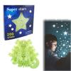 WHYCNJL 201-Piece 3D Glow-in-the-Dark Stars and Moon Stickers view 1