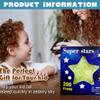 WHYCNJL 201-Piece 3D Glow-in-the-Dark Stars and Moon Stickers view 2