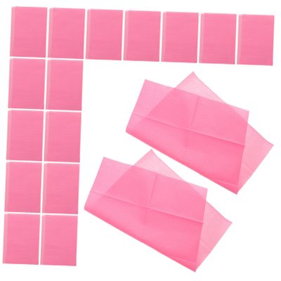 Disposable Paper Nail Art Mats, 125 Count, Pink