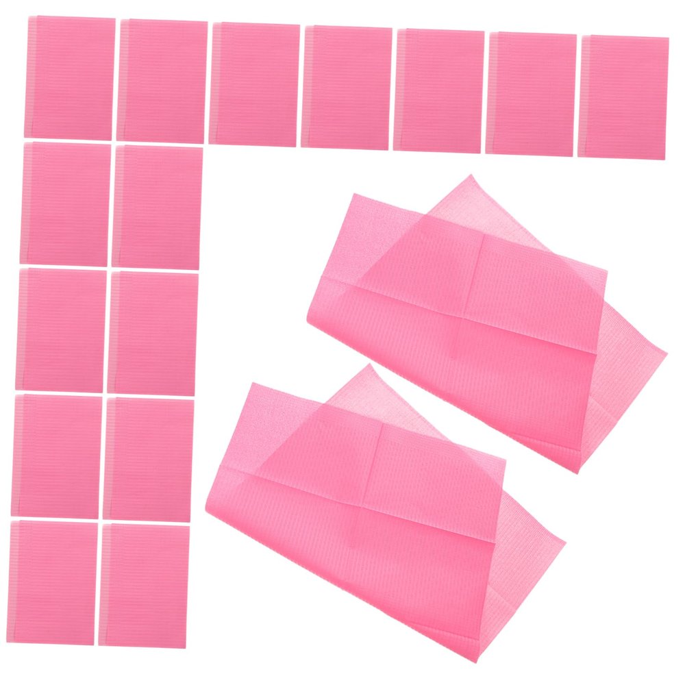 Disposable Paper Nail Art Mats, 125 Count, Pink