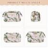 FRODOTGV Abstract White Waterproof Cosmetic Bag, Large Makeup Bag, Coin Purse, Abstract White, One Size view 3