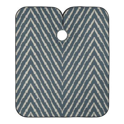 Haircut Cape with Zigzag Stripes