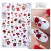 Bow and Flower Nail Art Stickers, Ultra-Thin, Self-Adhesive, for Summer Nail Art - L059 view 1
