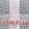 Bow and Flower Nail Art Stickers, Ultra-Thin, Self-Adhesive, for Summer Nail Art - L059 view 2