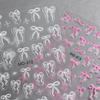 Bow and Flower Nail Art Stickers, Ultra-Thin, Self-Adhesive, for Summer Nail Art - L059 view 3
