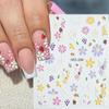 Bow and Flower Nail Art Stickers, Ultra-Thin, Self-Adhesive, for Summer Nail Art - L059 view 4