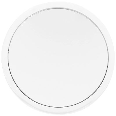 OSALADI Compact Cosmetic Mirror, 15X Magnification, Round White Mirror with Suction Cup