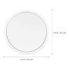 OSALADI Compact Cosmetic Mirror, 15X Magnification, Round White Mirror with Suction Cup view 2