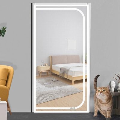 Yuly Cat Door Screen with Zipper, D-Shaped Opening