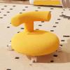 WJFLUCK Low Rolling Stool with Universal Casters, PU Leather view 1