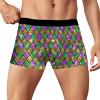 SRZYMJ Men's Cotton Boxer Briefs, Light Blue, XL view 2
