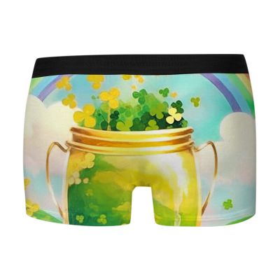 SRZYMJ Men's Cotton Boxer Shorts, XL, Sky Blue