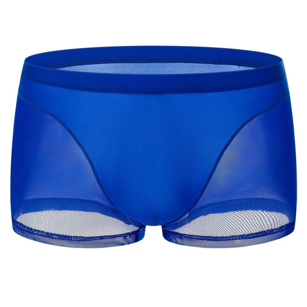 SRZYMJ Men's Retro Cotton Boxer Briefs with Fly