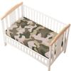 Morbuy Baby Crib Fitted Sheet, Camouflage Microfiber, Light Green, 140 x 70 cm view 4