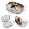 2-Compartment German Shepherd Pill Case for Purse or Travel view 2