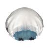 Double-Layer Wolf Print Shower Cap with Blue Eyes view 1