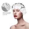 Women's Double-Layer Shower Cap with Horror Skull Print view 3