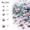 JKDSAO SS6–SS30 Hotfix Rhinestones, Flat-Back Self-Adhesive Glitter Stones, Pink, 3,000-Piece Assortment view 3
