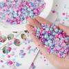 JKDSAO 10/50 g Random Mix of Resin Rhinestones and AB Flatback Pearls, C19-50 g view 4