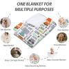 Urijk Personalized Baby Blanket with Name, Cartoon Design view 4