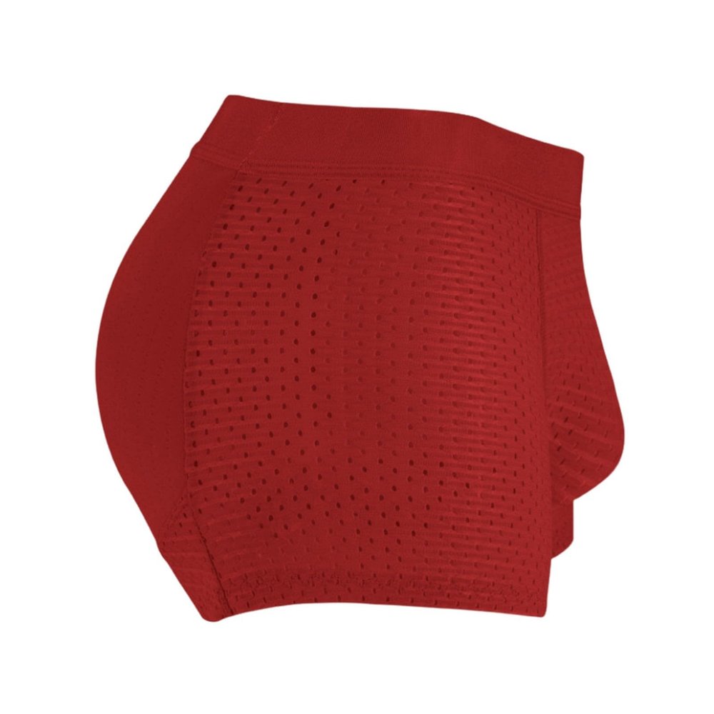 SRZYMJ Men's Cotton Boxer Shorts, Red, Size M
