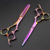 6-Inch 440C Hair Cutting and Thinning Scissors Set view 3