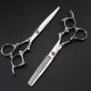 6-Inch 440C Hair Cutting and Thinning Scissors Set view 4