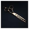 6-Inch Rose Gold 6-Tooth Hair Thinning Scissors view 4