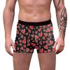 SRZYMJ Men's Long Boxer Shorts, Cotton Thermal Underwear, Black, XL view 1