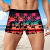 SRZYMJ Men's Loose Cotton Boxer Briefs, Thermal Underwear, Red, XXL view 2