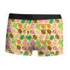 SRZYMJ Men's Boxer Shorts, Red Retro Briefs, Cotton Thermal Underwear, Yellow Thong, Size L view 1