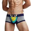 SRZYMJ Men's Loose Boxers, Cotton Underwear, Gray, L view 1