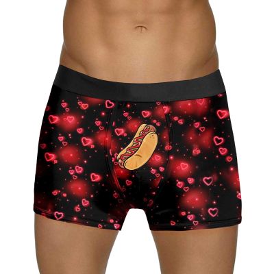 SRZYMJ Men's Cotton Boxer Briefs, Yellow, Size M