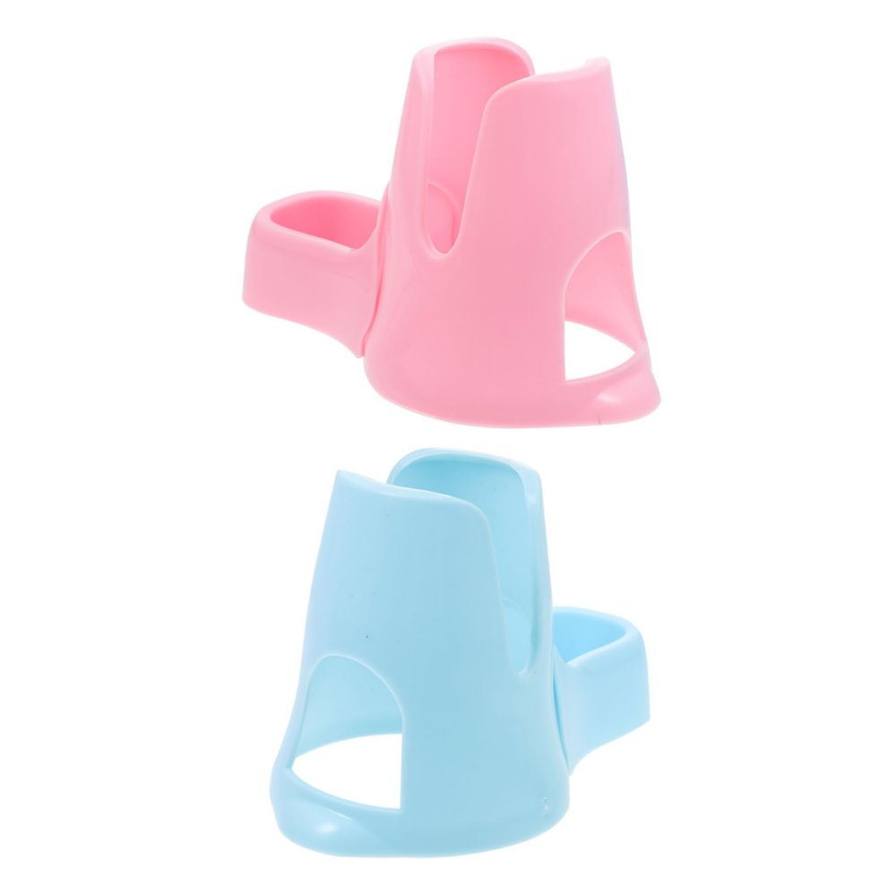 Supvox 2-Pack Water Bottle Holders for Hamsters and Small Animals, Plastic, Easy to Install and Removable