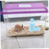 Supvox 2-Pack Water Bottle Holders for Hamsters and Small Animals, Plastic, Easy to Install and Removable view 2