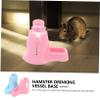 Supvox 2-Pack Water Bottle Holders for Hamsters and Small Animals, Plastic, Easy to Install and Removable view 3