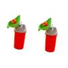 VICASKY 2-Piece Portable Toddler Urinal Bottles, Leakproof, Red Girl Pattern view 4