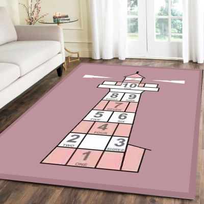 Kids' Room Rug – Soft Coral Velvet Non-Slip Play Mat