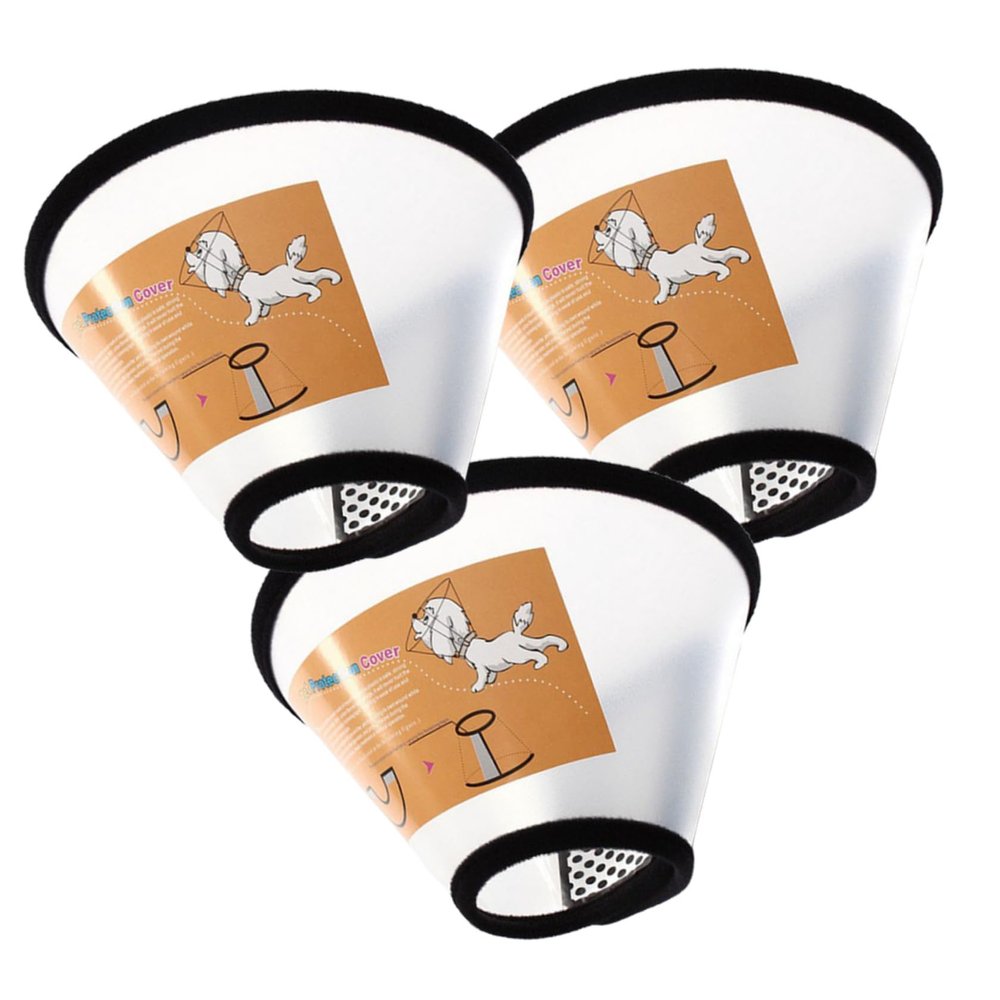 Happyyami 3-Piece Elizabethan Collar for Pets