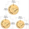 Personalized Dog Tag with Name Engraving, Silver, 30 mm view 2