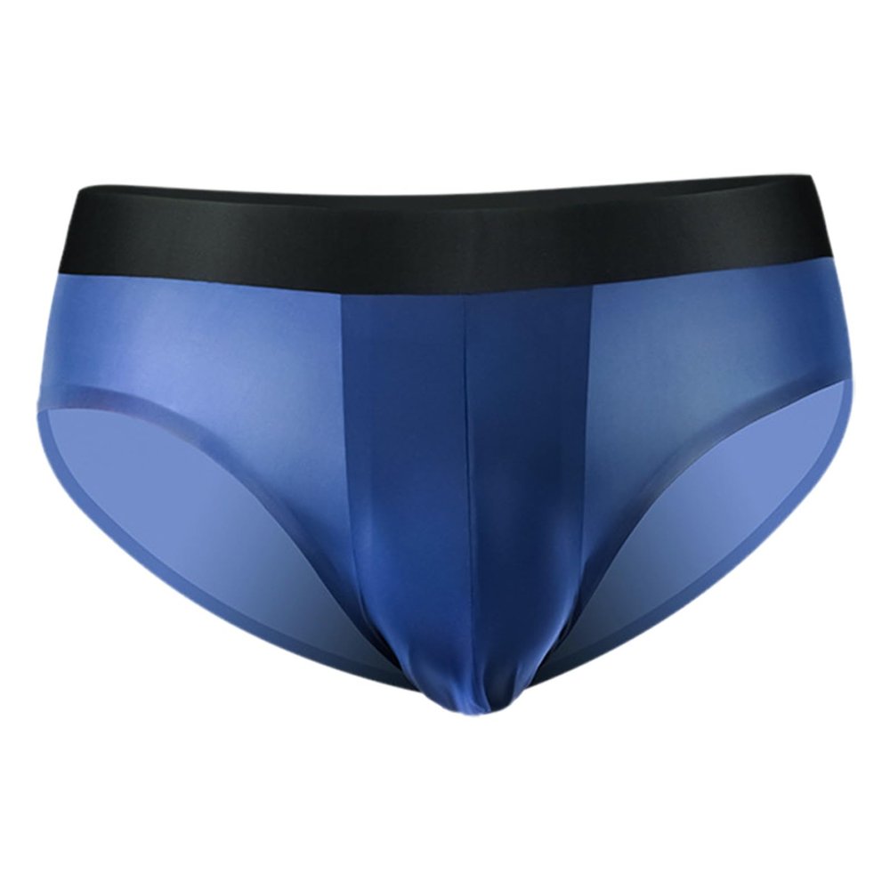 SRZYMJ Men's Cotton Underwear Briefs, Thongs & Tangas, Lace Shorty Set, Retro Boxer Shorts, Blue, XXL