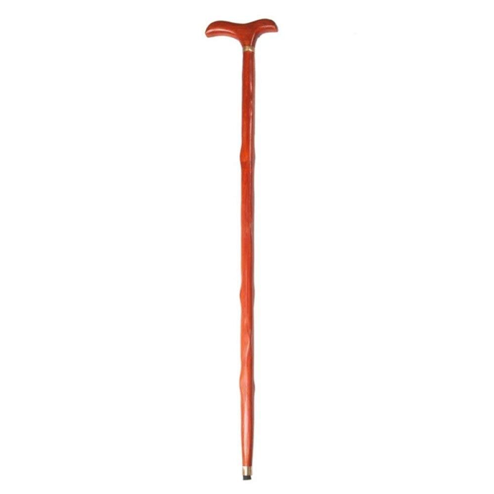 Wenge Wooden Walking Cane, Non-Slip, for Seniors