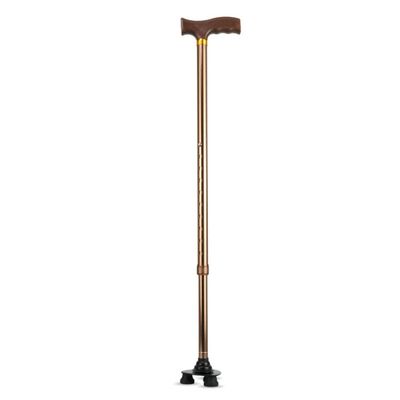 Walking Cane for Older Adults, Non-Slip, Height-Adjustable Tripod, Ultralight Aluminum Alloy, White